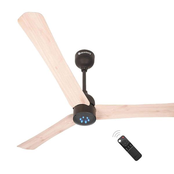 atomberg Renesa+ 1200mm BLDC Motor 5 Star Rated Ceiling Fans for Home with Remote Control | Upto 65% Energy Saving High Speed Fan with LED Lights | 2+1 Year Warranty (Natural Oak Wood)