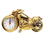 Motorcycle Design Desktop Alarm Clock – Stylish Tabletop Home & Office Decor (mate black)