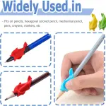 finger pen grip for primary school students, kindergarten beginners, pencil control pen training, baby learning to write, hand protector (Multicolor 10 pcs)
