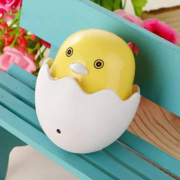 Automatic LED Light Sensor Plug-In Night Lamp – Yellow Duck Bedroom Socket Light