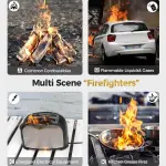 Fire Stop Car and Home Fire Extinguisher (Pack of 2) - VariEx, with Mounting Bracket for Home, Kitchen, Car, Grills, EV - Small Portable Preventive Solution for A, B, C, K Fires.