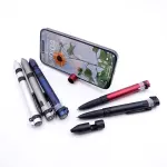 6-in-1 Multifunctional Pen with LED Light, Stylus, Compass | Outdoor Survival Tool for Military, Travel & Emergency