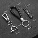 Anti-Lost Metal Keychain with Phone Number Tag | Double Pendant Keyring for Car, Bike, Office & Home Keys (rope + number card)