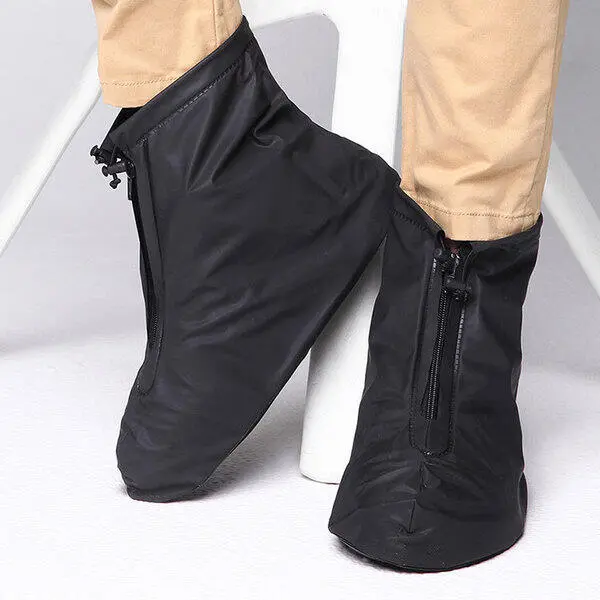 Rain & Mud Shoe Cover for Men, Women, Kids, Students & Travelers | Waterproof Non-Slip PVC Shoe Protector for Outdoor & Office Use (44-45)
