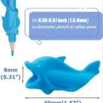 finger pen grip for primary school students, kindergarten beginners, pencil control pen training, baby learning to write, hand protector (Multicolor 2 pcs)