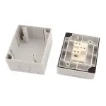 AC110-250V 20A Wall Switches 2 Gang 1 Way Waterproof Press Button Wall Light Switches Switch Socket (white 3 gang)