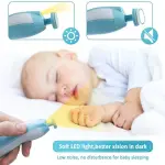 electric Nail File Drill for Baby No Sharp Claws Hurt, 6 in 1 Safety Cutter Trimmer Clipper for Toes and Fingers
