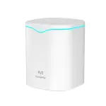 Portable USB Air Humidifier 2000ML (2L) – Green Dual Spray Whisper-Quiet Bedroom & Home Humidifier green ,pink ,white (green)