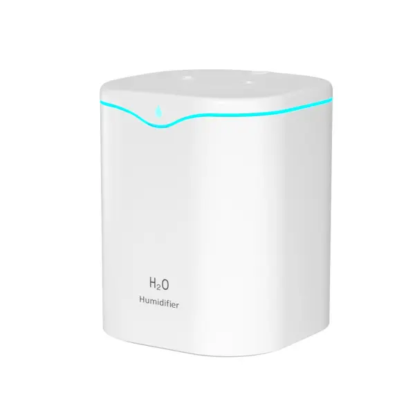 Portable USB Air Humidifier 2000ML (2L) – Green Dual Spray Whisper-Quiet Bedroom & Home Humidifier green ,pink ,white (green)