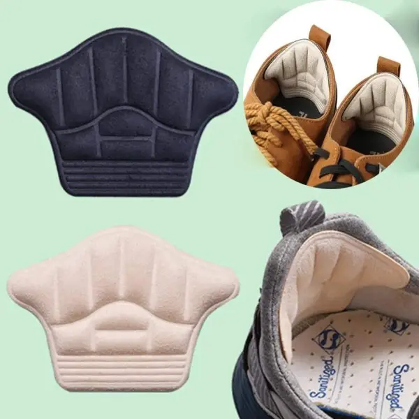Heel Grips & Grips Inserts – Reusable Heel Guards Liners for Loose Shoes & Big Boots | Comfortable Soft Soft Sponge Heel Pads for Shoes Too Big