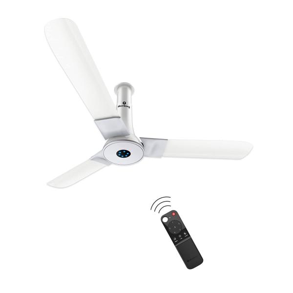 atomberg Studio+ 1200mm BLDC Motor 5 Star Rated Ceiling Fans for Home with Remote Control | Upto 65% Energy Saving High Speed Fan with LED Lights | 2+1 Year Warranty (Marble White)