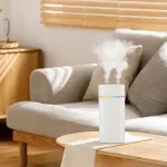 600ML Dual Spray Air Humidifier with Night Light – Silent Cool Mist Diffuser & Air Purifier for Home, Office, Bedroom, and Ca