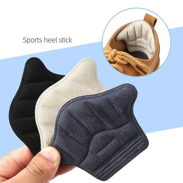 Heel Grips & Grips Inserts – Reusable Heel Guards Liners for Loose Shoes & Big Boots | Comfortable Soft Soft Sponge Heel Pads for Shoes Too Big