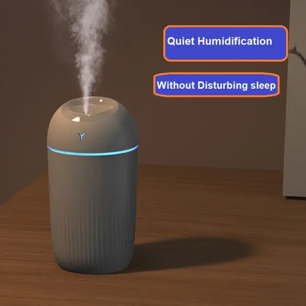 Electric Air Humidifier With Colorful Night Light 420ML Essential Oil Diffuser Fragrance Diffuser USB Cool Mist Sprayer Purifier (Pink)