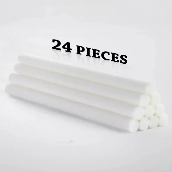60-125mm Replacement Filter Cotton Sponge Stick Mini Filter Sponge Humidifier Replacement for ( 8 pcs) (8mm x76mm)
