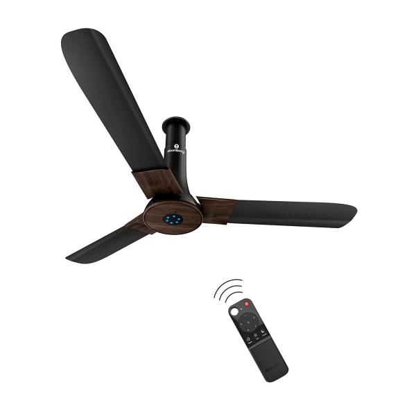 atomberg Studio+ 1200mm BLDC Motor 5 Star Rated Ceiling Fans for Home with Remote Control | Upto 65% Energy Saving High Speed Fan with LED Lights | 2+1 Year Warranty (Earth Brown)