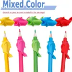 finger pen grip for primary school students, kindergarten beginners, pencil control pen training, baby learning to write, hand protector (Multicolor 2 pcs)