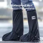 Waterproof Rain Shoe Cover for Men & Women | Reusable Rain Boot Shoe Covers | Anti-Slip Shoes Cover (Black L (40-42))