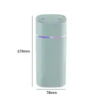 600ML Dual Spray Air Humidifier with Night Light – Silent Cool Mist Diffuser & Air Purifier for Home, Office, Bedroom, and Car (light pink)
