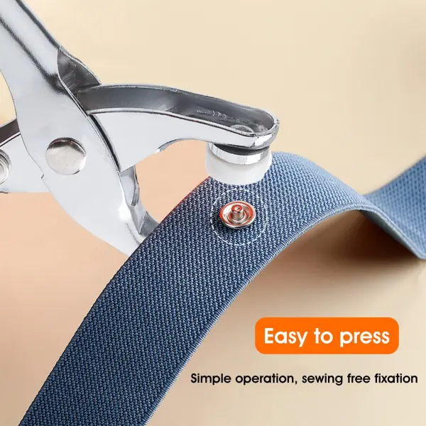 100/ Sets Metal Snaps Buttons with Fastener Pliers Press Tool Kit Perfect for DIY Crafts Clothes Hats and Sewing, Snap Button Fasteners Kit for Clothing Sewing