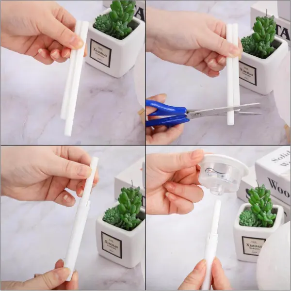 60-125mm Replacement Filter Cotton Sponge Stick Mini Filter Sponge Humidifier Replacement for ( 8 pcs) (8mm x94mm)