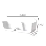 Wall Mounted Eyeglasses & Sunglasses Organizer Storage Display Holder (No Drill, Adhesive) (CLEAR)