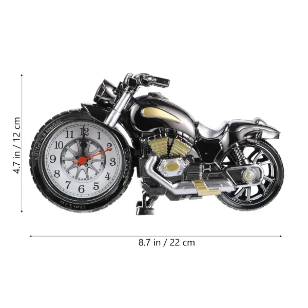 Motorcycle Design Desktop Alarm Clock – Stylish Tabletop Home & Office Decor