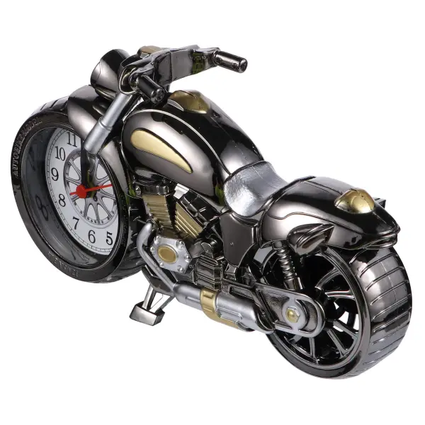 Motorcycle Design Desktop Alarm Clock – Stylish Tabletop Home & Office Decor