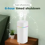 600ML Dual Spray Air Humidifier with Night Light – Silent Cool Mist Diffuser & Air Purifier for Home, Office, Bedroom, and Ca