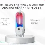 Intelligent Wall Mounted Automatic Aromatherapy Diffuser – Essential Oil Freshener Machine for Home & Office ,bathroom ,car (1Shange 1Diffuser)