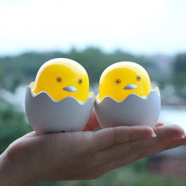 Automatic LED Light Sensor Plug-In Night Lamp – Yellow Duck Bedroom Socket Light