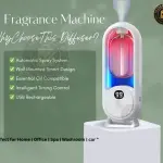 Intelligent Wall Mounted Automatic Aromatherapy Diffuser – Essential Oil Freshener Machine for Home & Office ,bathroom ,car (Shangeri-La 50ml)
